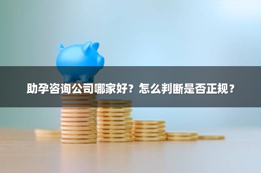 助孕咨询公司哪家好？怎么判断是否正规？